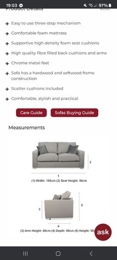 2 Seater Sofa Bed