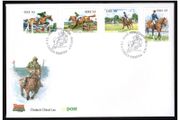 1998 Ireland Equestrian Sports (Show-Jumping, Three Day Eventing, Gymkhana &amp; Dressage) Commemorative Stamps An Post First Day Cover (FDC)
