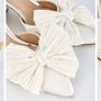 Raid Be Mine Wide Fit Sierra Heeled Shoes - Ivory Satin Image 5