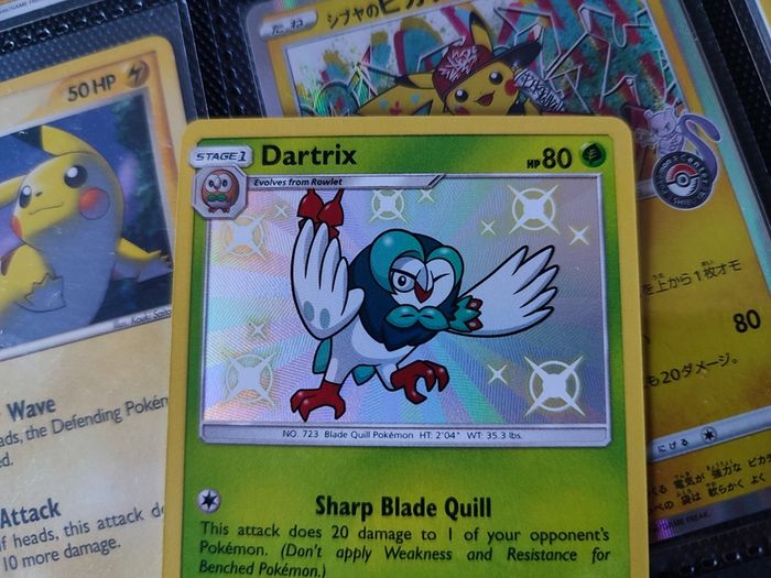 Dartrix ! Baby Shiny ! Shiny Rare ! from Hidden Fates Set ! 2019 ! Pokemon Card !