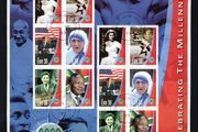 1999 Ireland Celebrating the Millennium Series 1 People of the 20th Century Sheetlet Fine CDS Used with Dublin cancel of 31st December 1999 (Frist day of issued) on envelope extract