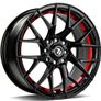 15"Japan Type Black Alloy Wheels Chevrolet Citroen Dacia Fiat Honda Hyundai Kia Mazda Mitsubishi Nissan Renault Suzuki Seat Toyota VW 4x100 / 4x114,3 Image 3