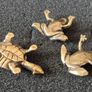 3 brass Animals,. Solid brass. Image 2