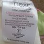 Next Lined Pink Girls Rainbow Days curtains Image 3