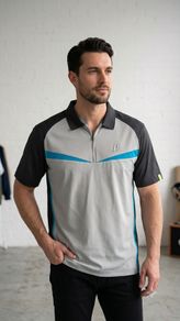Prince Tennis / Golf Quarter Zip Performance Polo