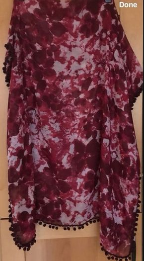 Ladies Wine Coloured Scarf