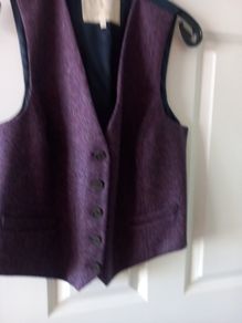2 x Quality 100% pure wool waistcoats
