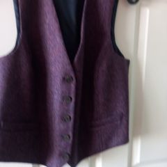 2 x Quality 100% pure wool waistcoats