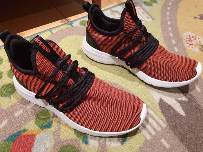 original adidas flame red shoes runners casual