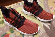 original adidas flame red shoes runners casual