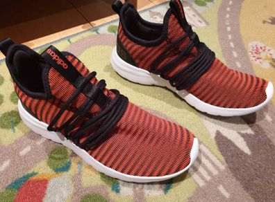 original adidas flame red shoes runners casual