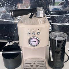 Coffee Machine, Nespresso Milk Frother & Knock Box