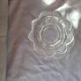 A vintage pressed glass footed bowl. Image 4
