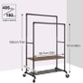 Iron clothes rail/shelf on wheels Image 3