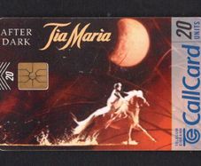 1996 Ireland 20 unit Tia Maria (Gemplus GEM1) Call Card Used. Telecom Eireann card number 1139.