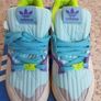 Adidas Originals ZX Torsion UK-8.5/EUR-42/2.3 EF4343 Clear Aqua/Solar Yellow/Purple-2019 Image 7