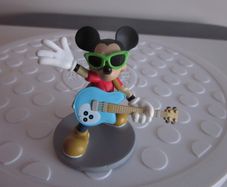 Disney Rocking Mickey Mouse w/ Guitar Figure