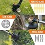 Garden Strimmer 21V Cordless Strimmer with 2pcs Batterie&3 types of blades Lightweight Battery Strimmer 3 in 1Grass Trimmer/Edger/brush cutte, Electric Strimmer for Lawn Garden Pruning Image 6