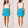 Turquoise mini skirt size 10 Image 2