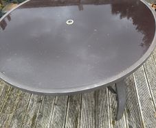 Garden table and chairs