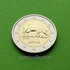 Latvia 2016 year Uncirculated 2 Euro coin.