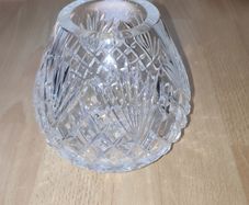 Tyrone Crystal  diamond pattern Vase H 15 cm
