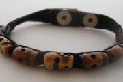 Tibetan Tiki Leather Bracelet