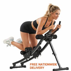 Heavy Duty Abdominal Training Machine Carbon Steel AB Trainer 200kg Capacity