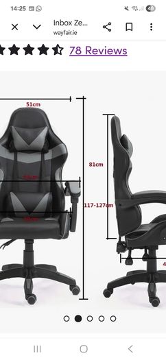 Desk and chair ( with LED)