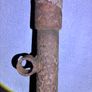 Antique cast iron fence post Image 5