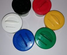 6 Non-Spill Paint Pots & Palette with 6 Lift Out Tubs