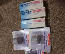 Sudocrem  and Bepanthen baby care cream