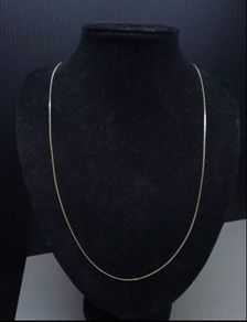 9ct Gold Fine Curb Chain Fully Hallmarked Birmingham 60cm