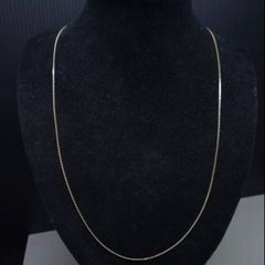 9ct Gold Fine Curb Chain Fully Hallmarked Birmingham 60cm