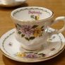 Collection of  Miniatures Elizabethan Staffordshire Bone China Months of the Year Cups and Saucers Image 6