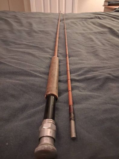 Vintage fishing rods and reels