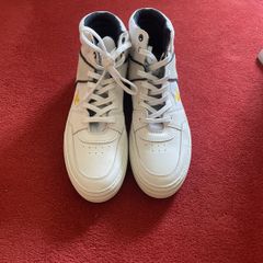 White high tops shoes for sale Lyle&Scott size 8UK
