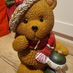 Christmas bundle - Santa figure, bear ornament big snowflake etc.