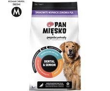 Mr Meaty Dry Dog Food - Special Care Dental & Senior - Beef & Turkey (Senior) - Medium Kibble - 3kg