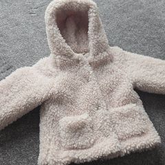 Girls Mango teddy bear coat