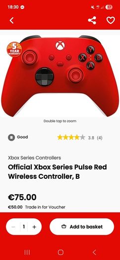 xbox series pulse red controller