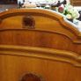Antique French Oak Double Bed Image 2