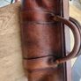 Vintage leather Doctors bag. Image 6