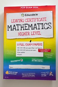 Leaving Cert Higher Level Math Educate.ie Exam Paper 2026