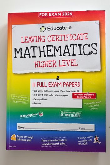 Leaving Cert Higher Level Math Educate.ie Exam Paper 2026
