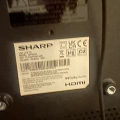 32" Sharp TV -cracked screen