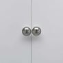 Bathroom Cabinet White 46x24x116 cm Paulownia Wood Image 4