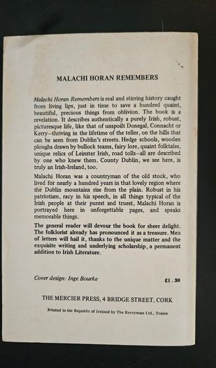 Malachi Horan Remembers