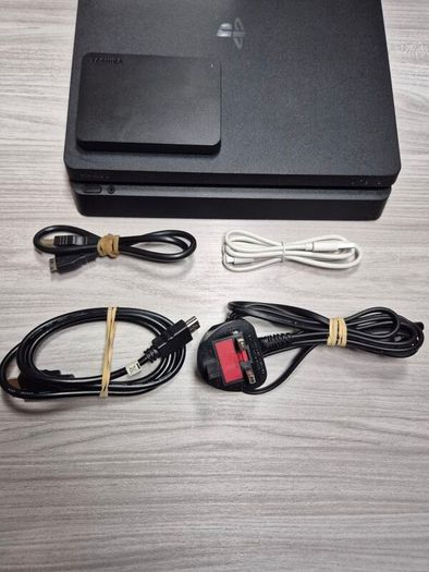 Sony PlayStation 4 Slim 500GB + 2TB HDD Console PS4, GTA 5 And Two Controllers