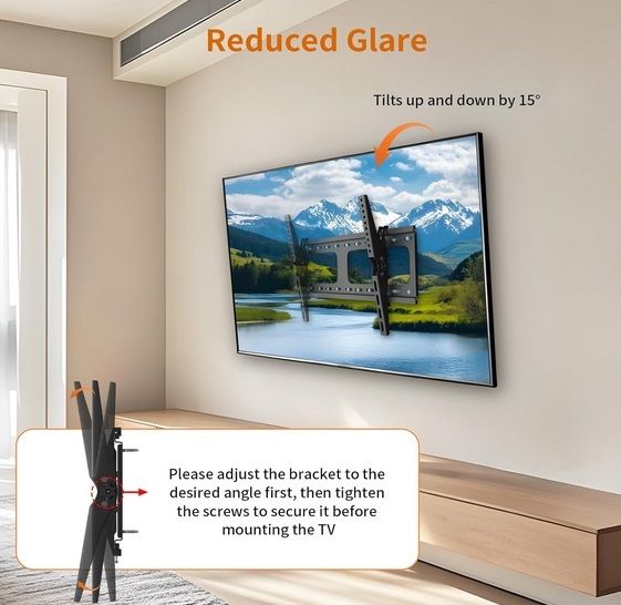 TV Wall Bracket for 30-86 Inch TVs / VESA, Up to 60kg